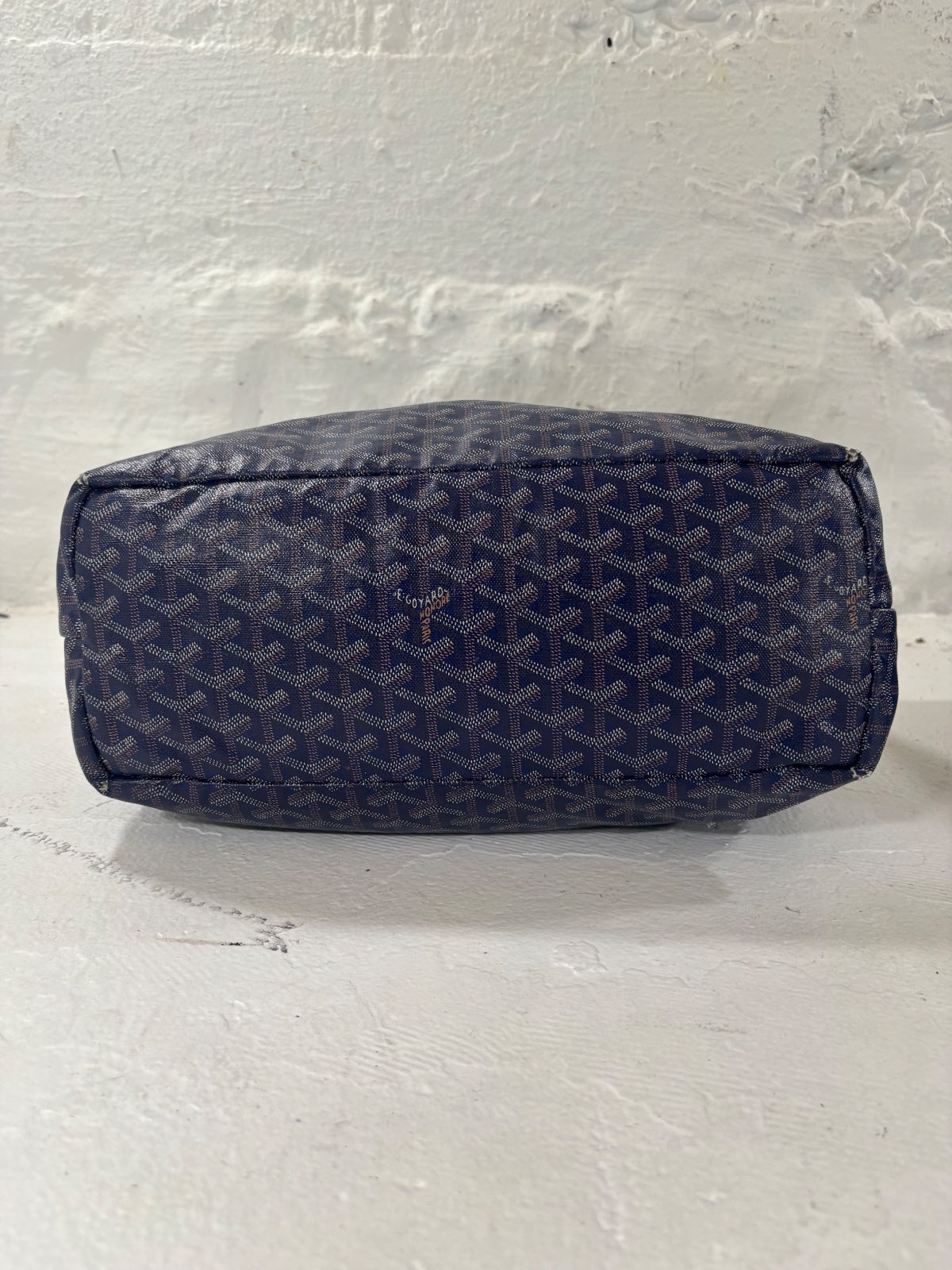 Goyard ST Louis PM Blue Monogram Tote Bag
