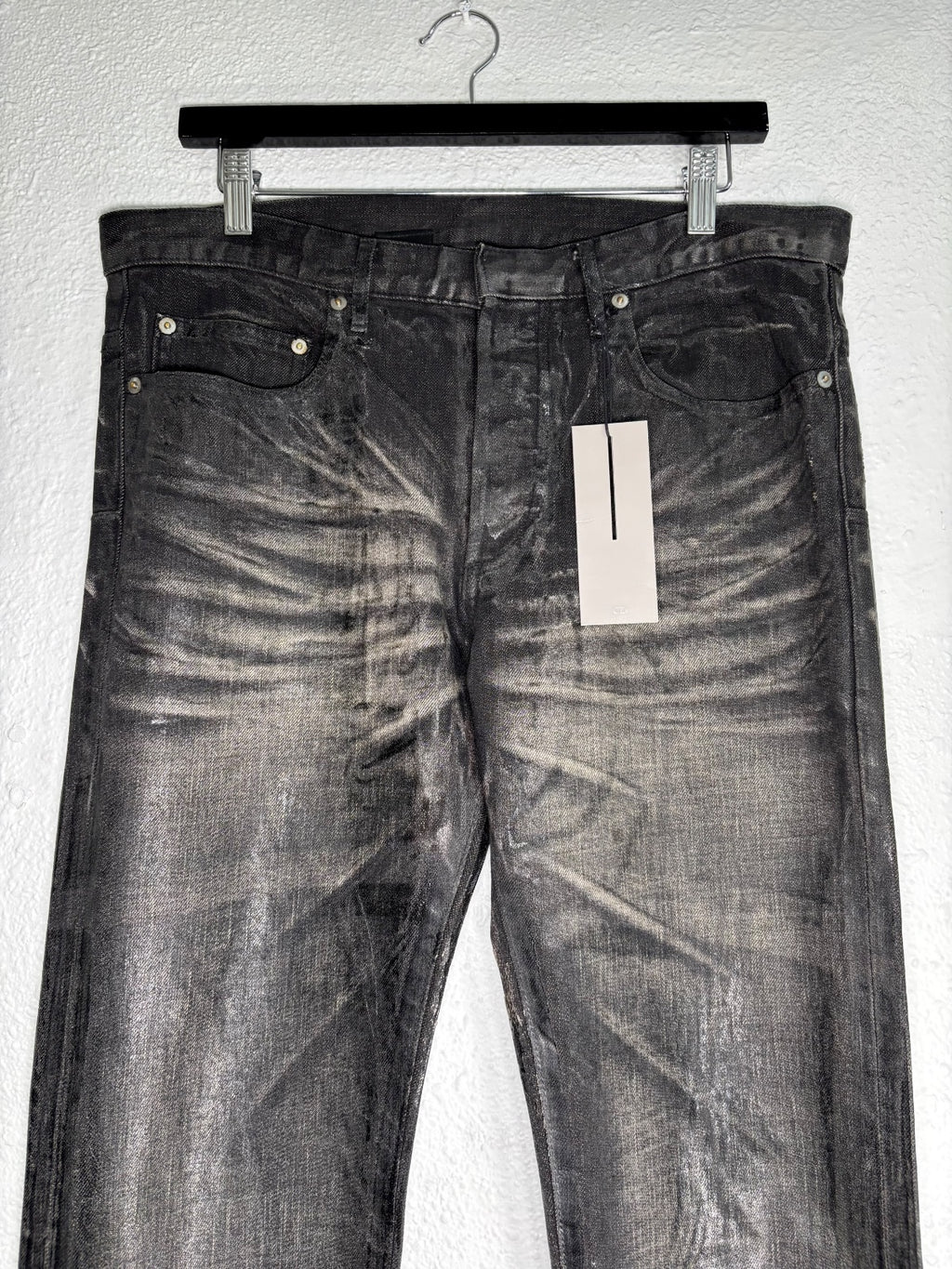Dior Homme AW03 “Luster” Waxed Denim Jeans {{ color }} {{ brand }} {{ archive }} {{ season }} {{ year }} {{ hedi slimane }}