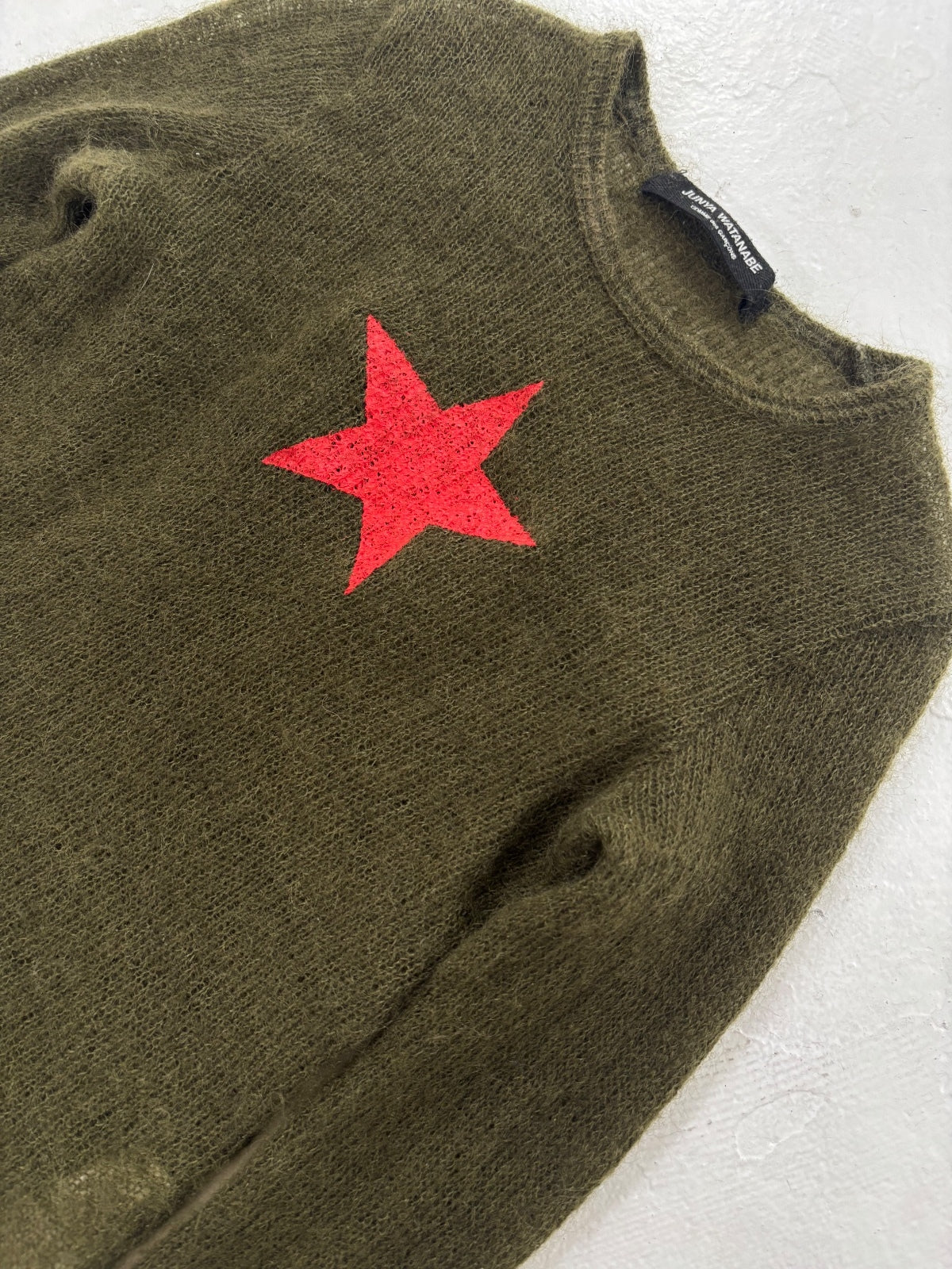 Junya Wantanabe CDG Red Star Wool Knit {{ color }} {{ brand }} {{ archive }} {{ season }} {{ year }} {{ hedi slimane }}