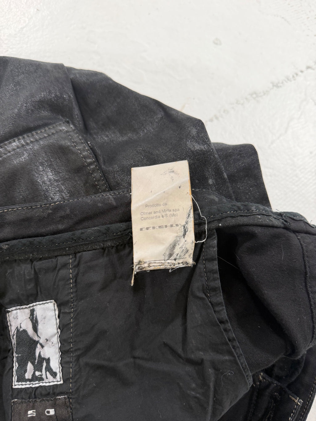 Rick Owens Olmar & Mirta Aircut Waxed Denim