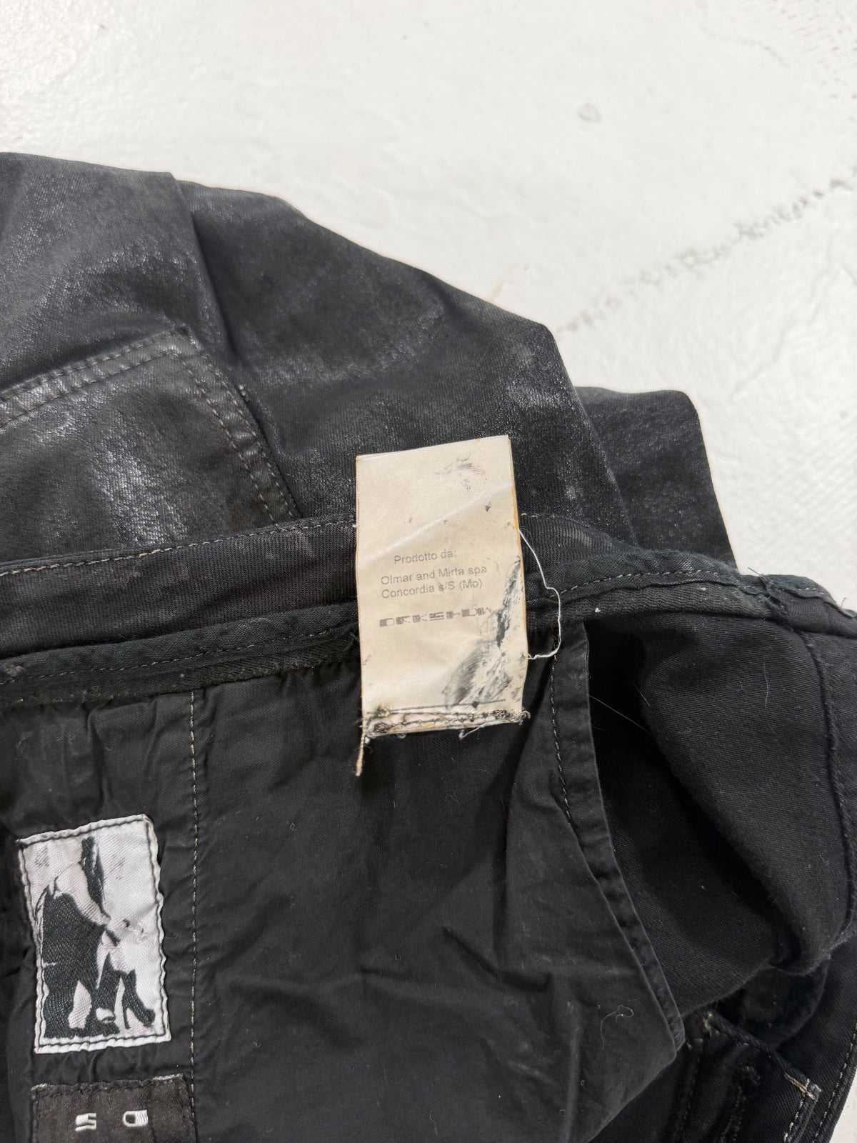 Rick Owens Olmar & Mirta Aircut Waxed Denim