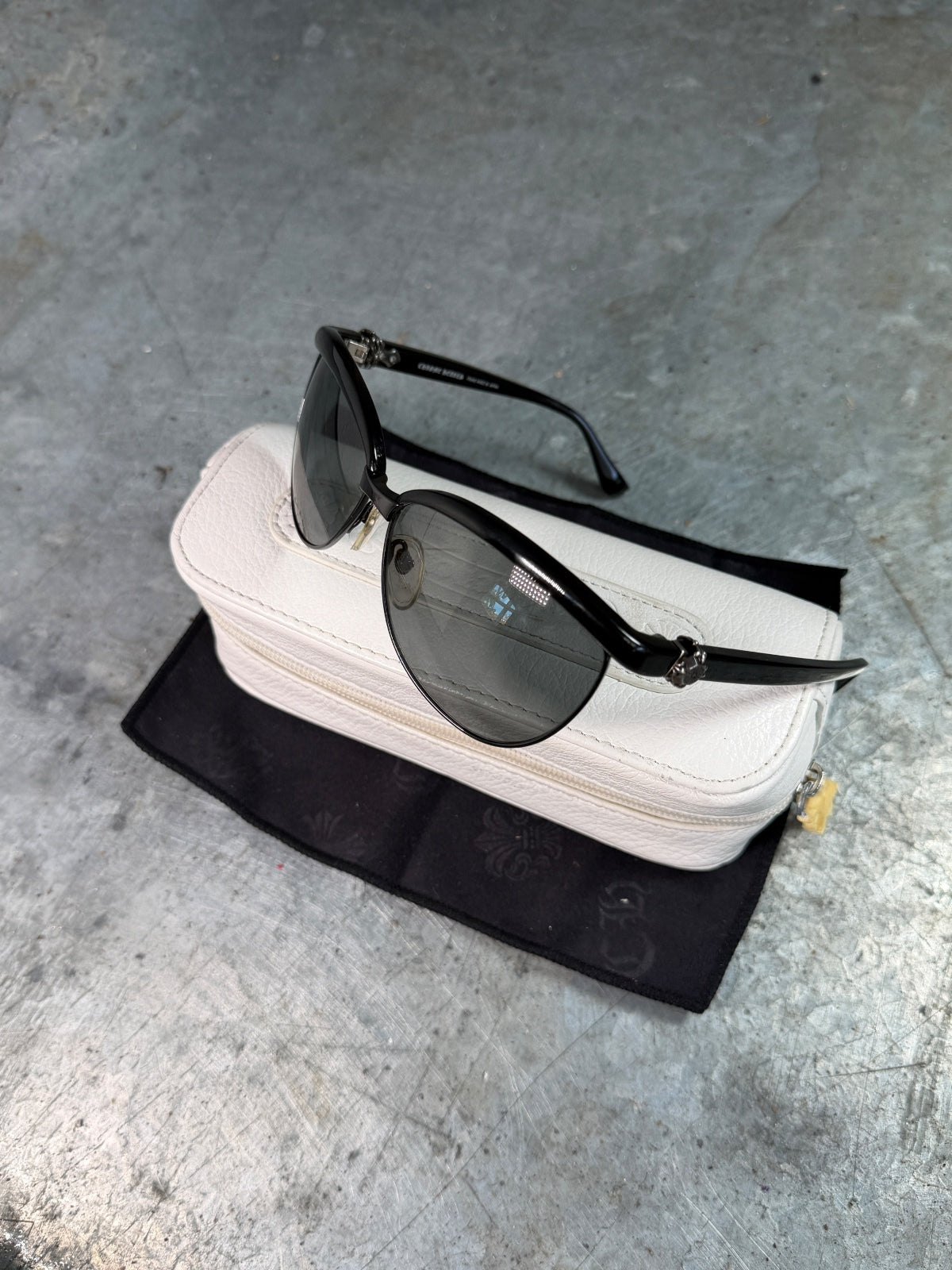 Chrome hearts ghoul girl glasses