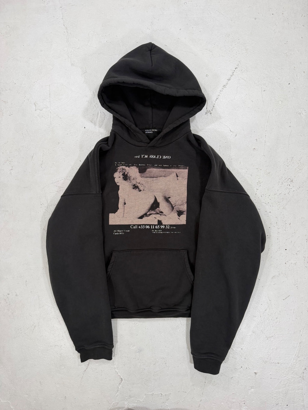 Enfants Riches Deprimes 1/50 One Class Act Exclusive Hoodie {{ color }} {{ brand }} {{ archive }} {{ season }} {{ year }} {{ hedi slimane }}