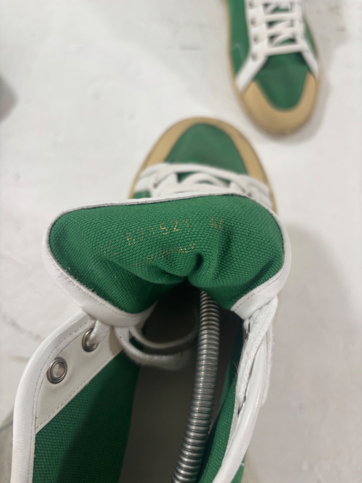 Saint Laurent Paris Green Trainers {{ color }} {{ brand }} {{ archive }} {{ season }} {{ year }} {{ hedi slimane }}