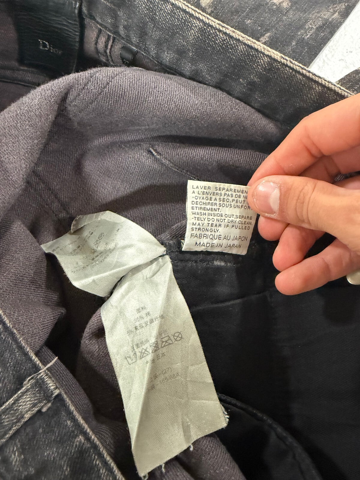 Dior Homme Bleach KVA Denim