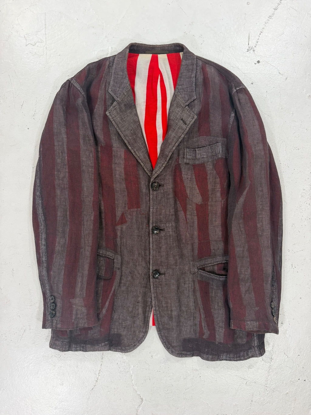 Comme Des Garcons AW98 Linen Lined Blazer