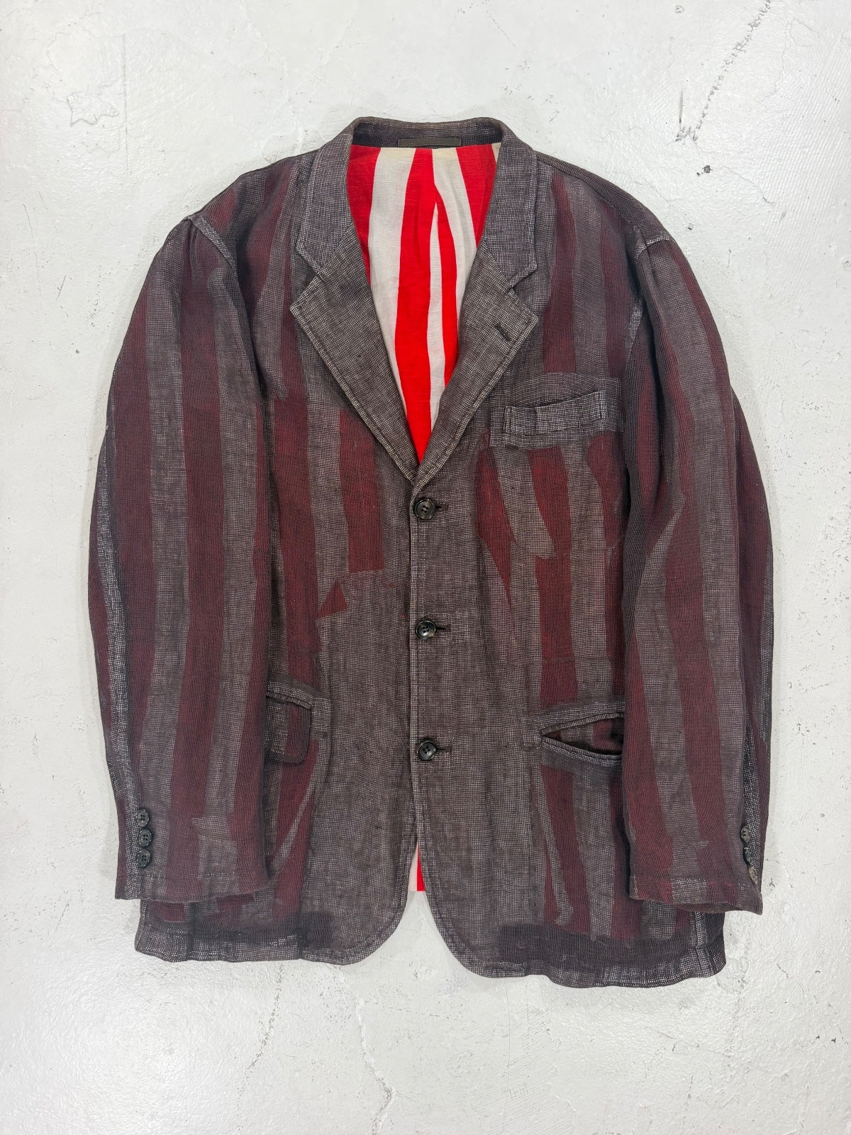 Comme Des Garcons AW98 Linen Lined Blazer