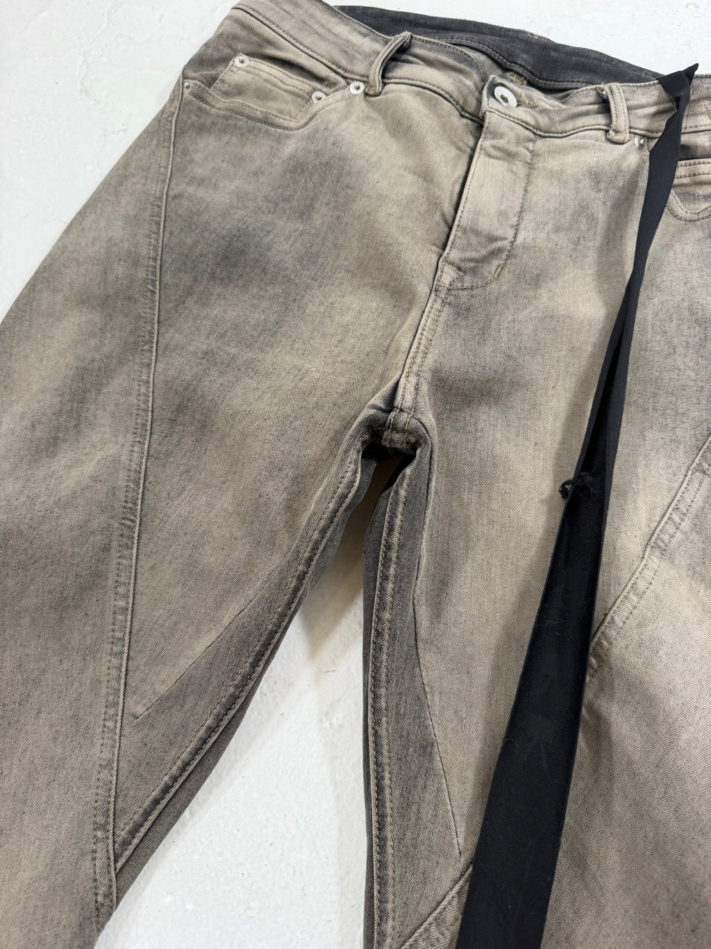 Rick Owens Mineral Pearl Bias Bolan Cuts {{ color }} {{ brand }} {{ archive }} {{ season }} {{ year }} {{ hedi slimane }}