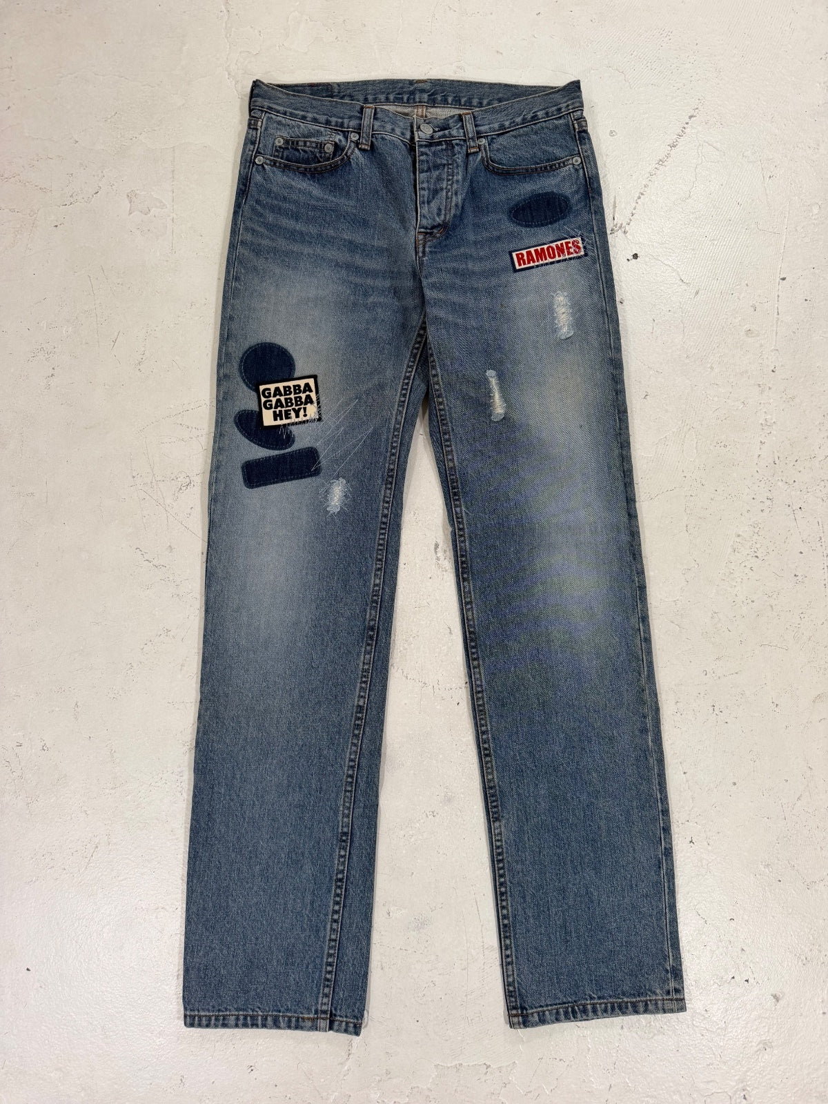 Hysteric Glamour Ramones Patch Denim {{ color }} {{ brand }} {{ archive }} {{ season }} {{ year }} {{ hedi slimane }}