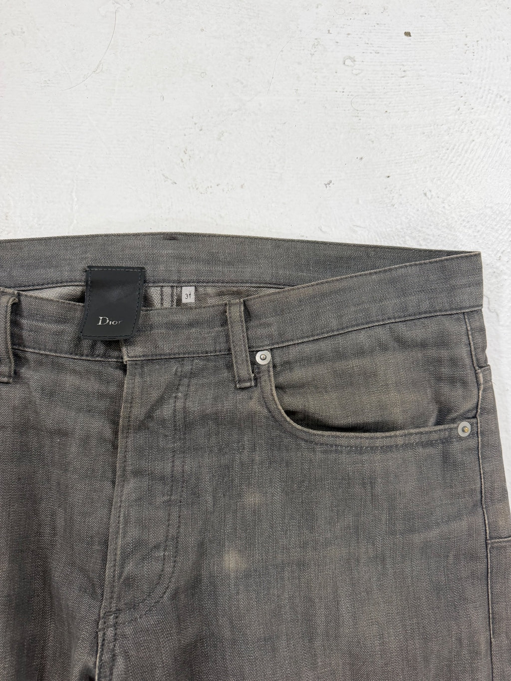 Dior Homme Hedi Era Gray Wash Denim