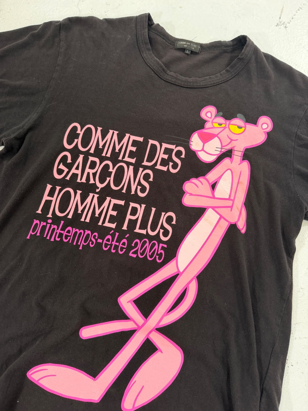 Comme Des Garcons Homme Pink Panther Tee {{ color }} {{ brand }} {{ archive }} {{ season }} {{ year }} {{ hedi slimane }}