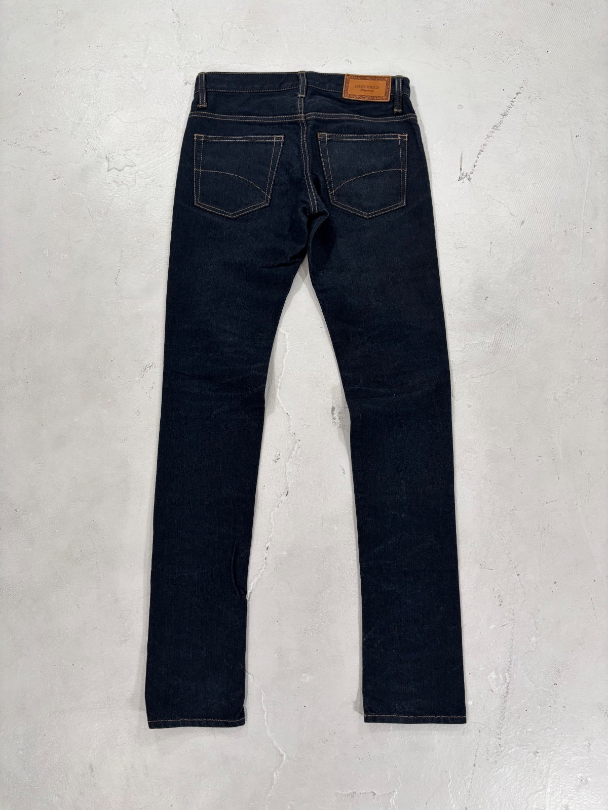 Hysteric Glamour Raw Dark Blue Denim {{ color }} {{ brand }} {{ archive }} {{ season }} {{ year }} {{ hedi slimane }}
