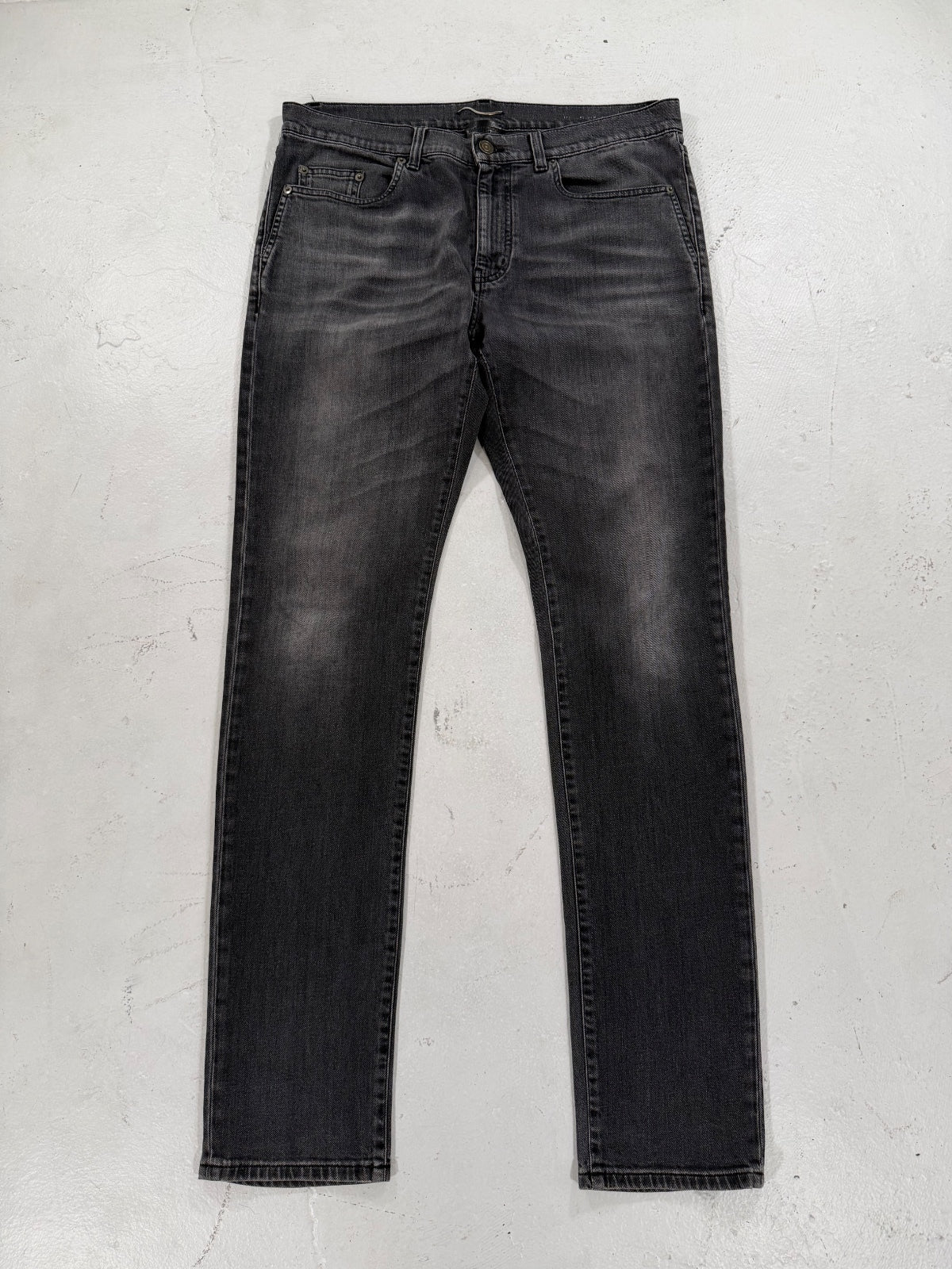 Saint Laurent Paris D01 Gray Denim