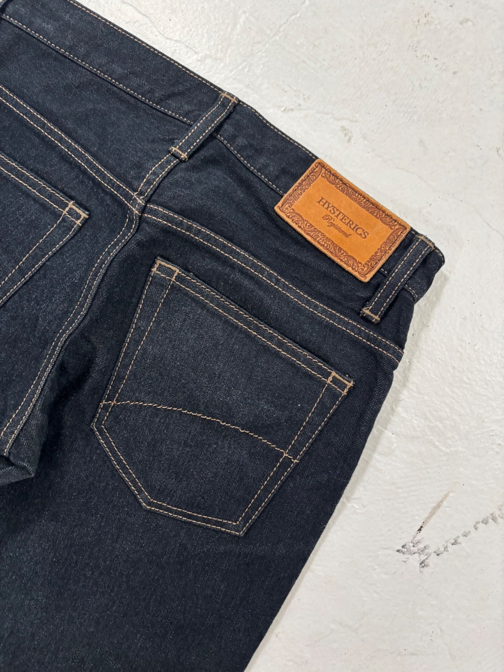 Hysteric Glamour Raw Dark Blue Denim {{ color }} {{ brand }} {{ archive }} {{ season }} {{ year }} {{ hedi slimane }}