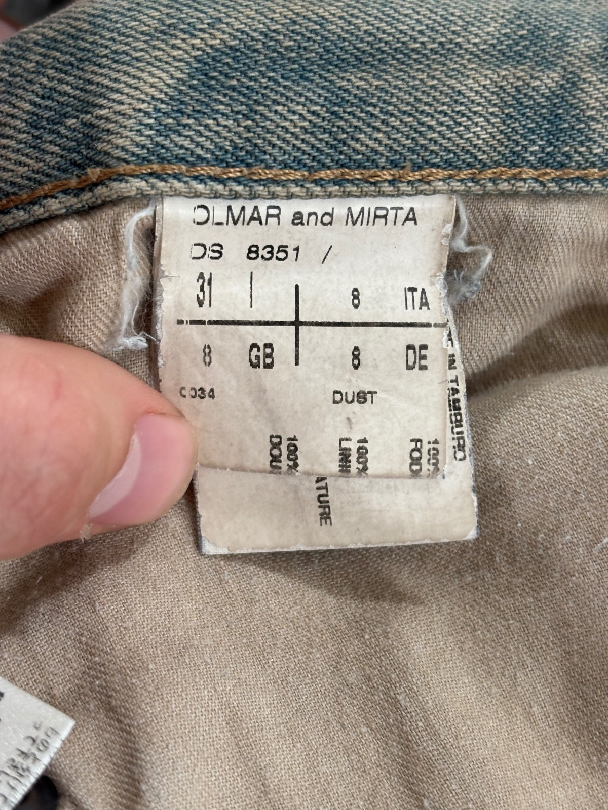 Rick Owens Dust Detroit Denim Jeans {{ color }} {{ brand }} {{ archive }} {{ season }} {{ year }} {{ hedi slimane }}
