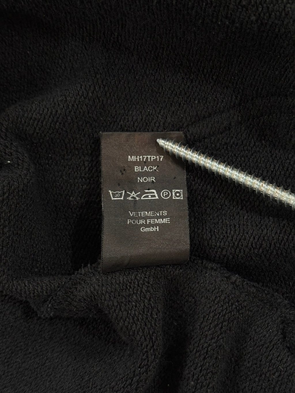 Vetements Total Fucking Darkness Hoodie