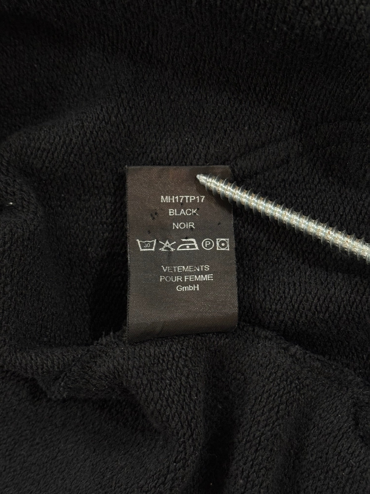 Vetements Total Fucking Darkness Hoodie