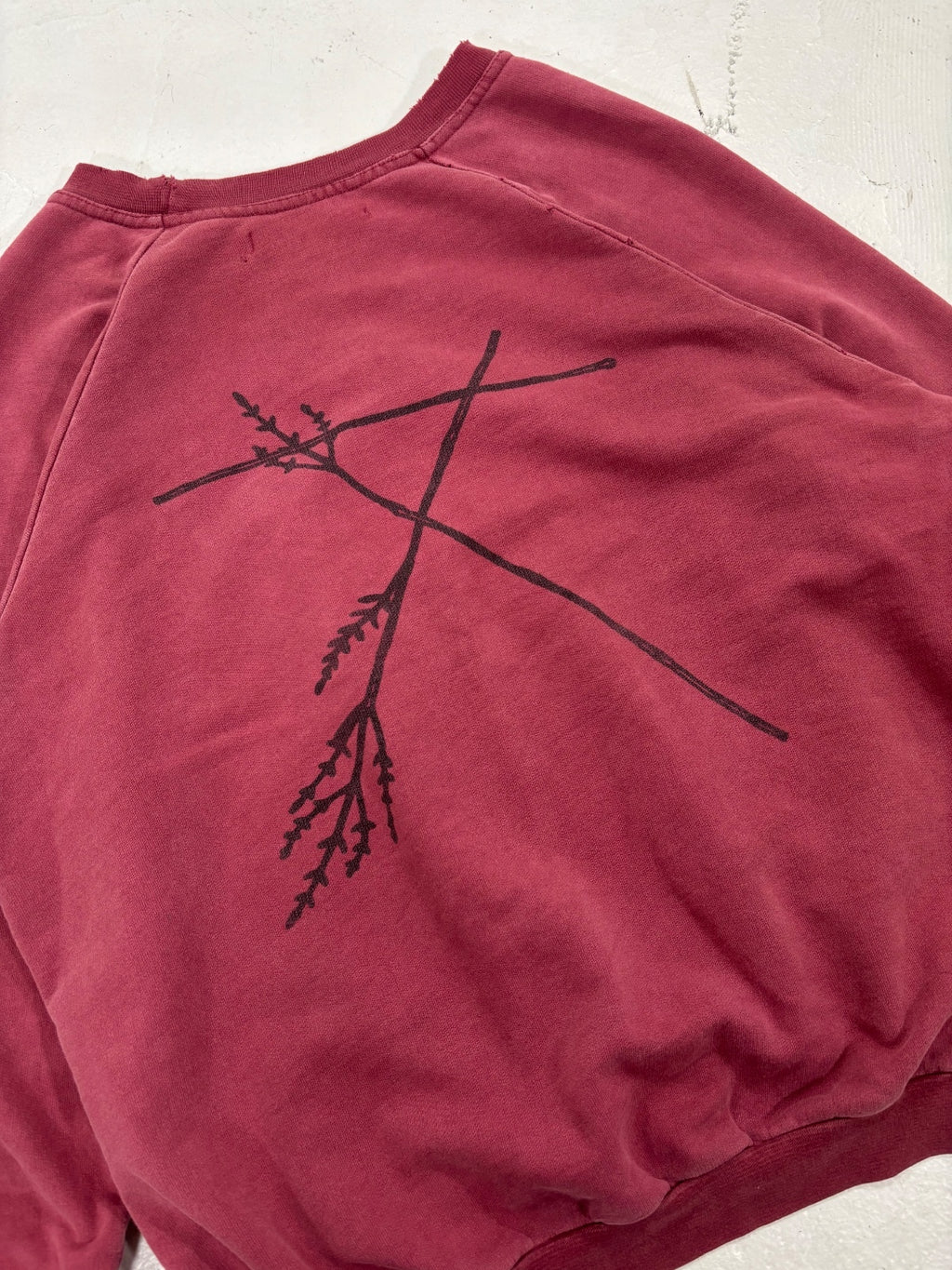 Raf Simon’s AW02 Virginia Creeper “Sticks” Crewneck