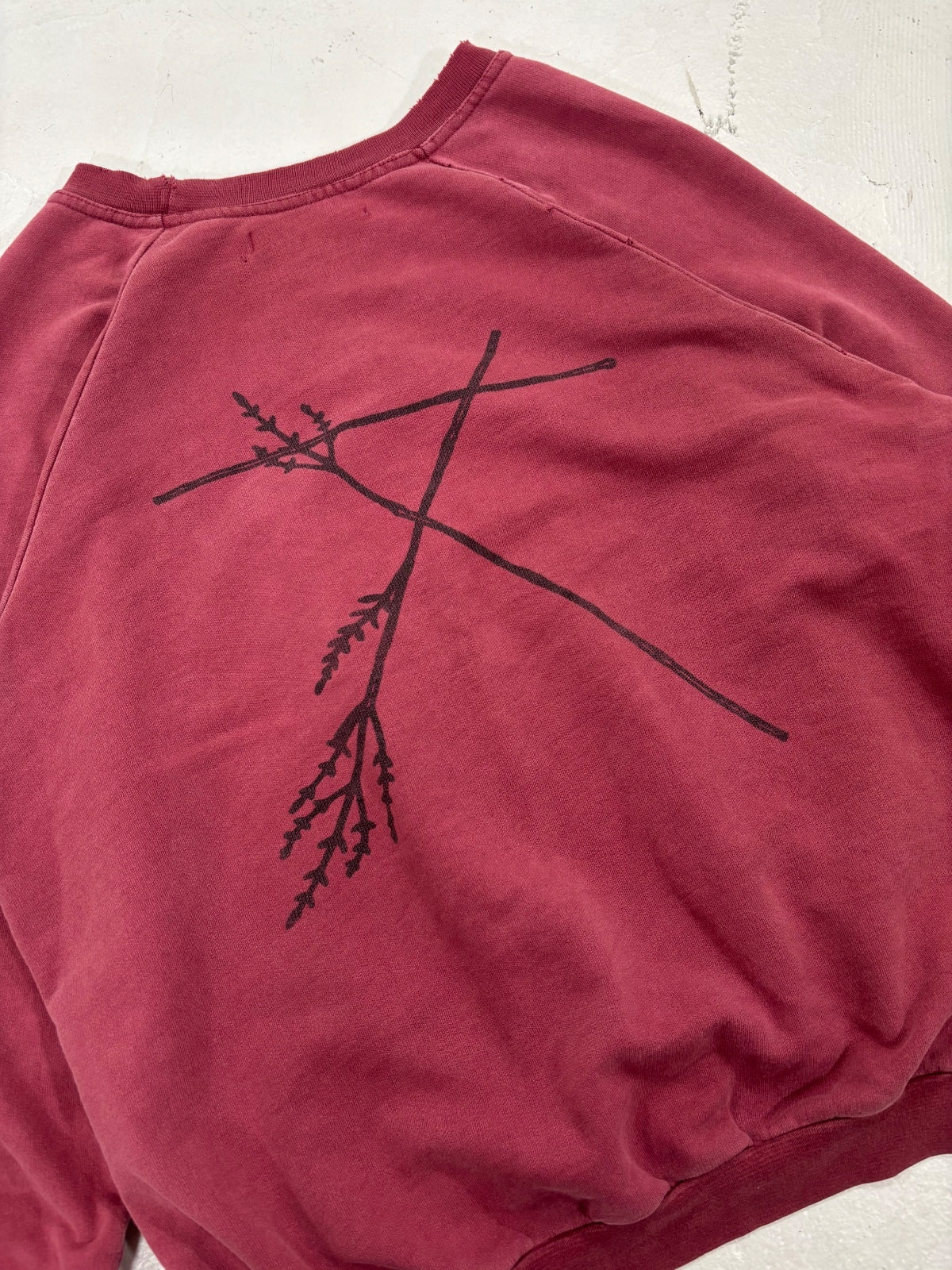 Raf Simon’s AW02 Virginia Creeper “Sticks” Crewneck