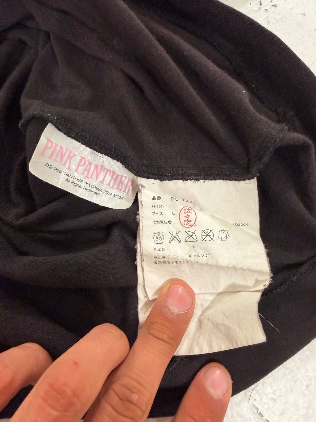 Comme Des Garcons Homme Pink Panther Tee {{ color }} {{ brand }} {{ archive }} {{ season }} {{ year }} {{ hedi slimane }}