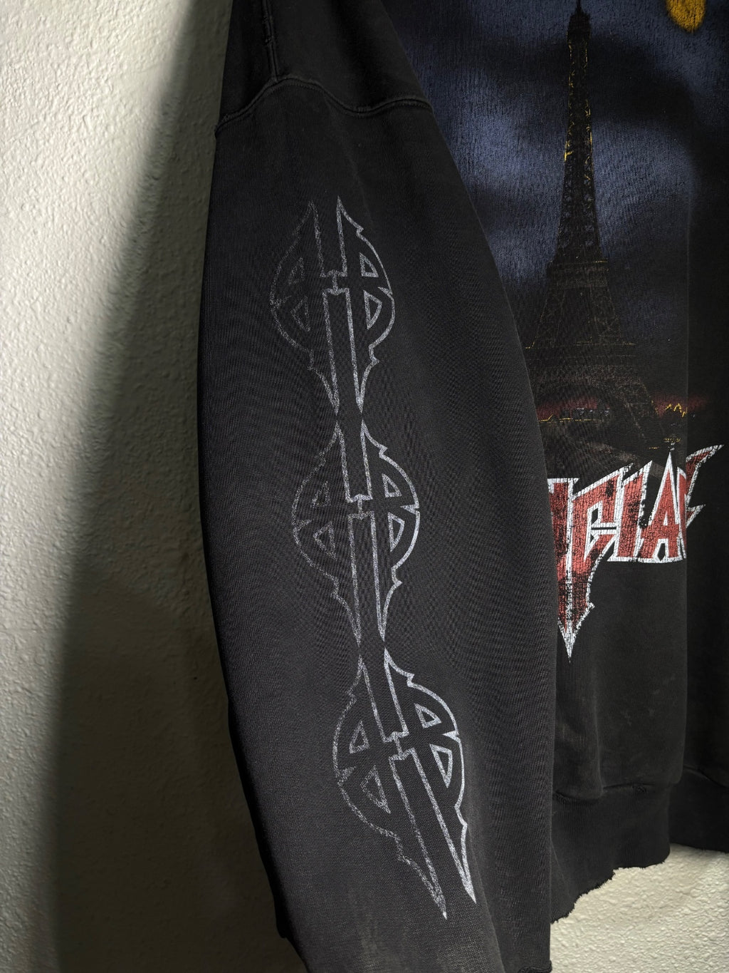 Balenciaga Distressed Paris Hoodie