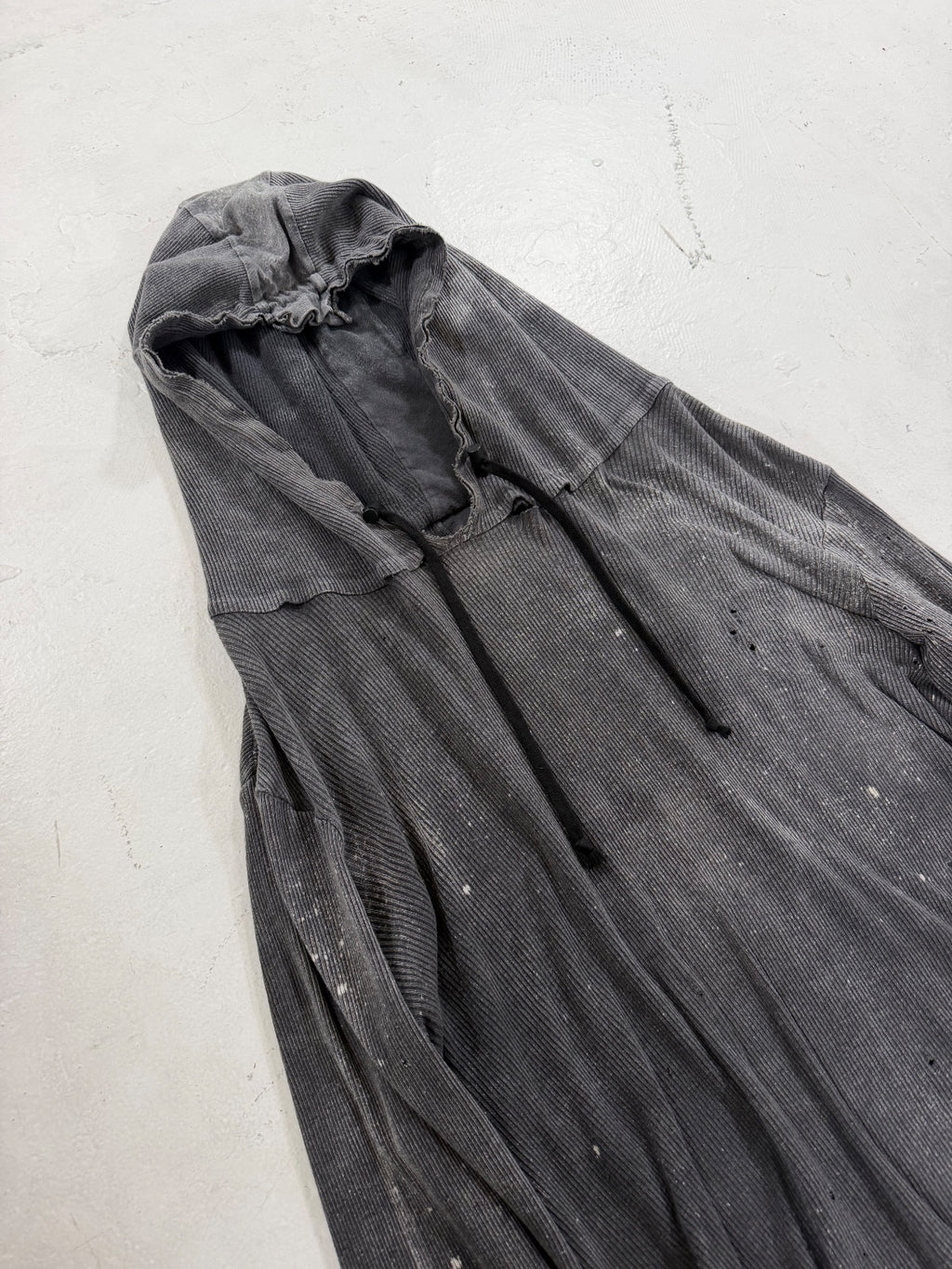 L.G.B. Back Cross Paint Splatter Hoodie