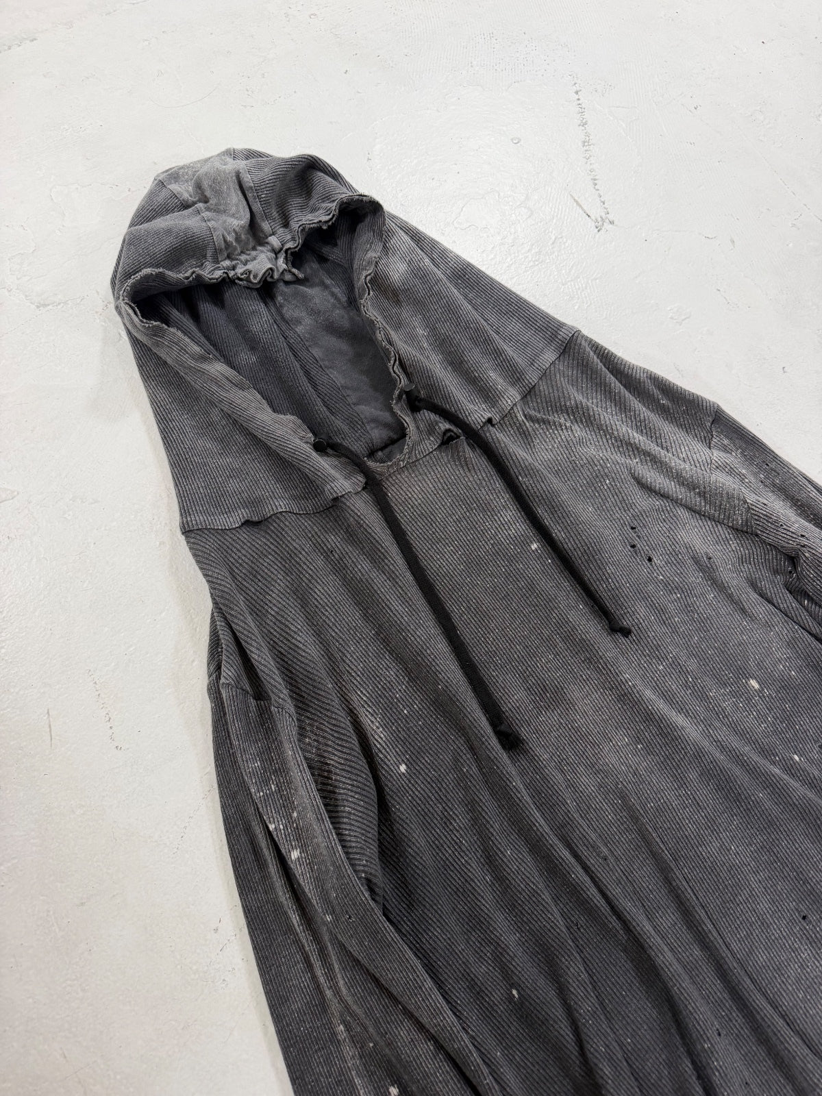 L.G.B. Back Cross Paint Splatter Hoodie
