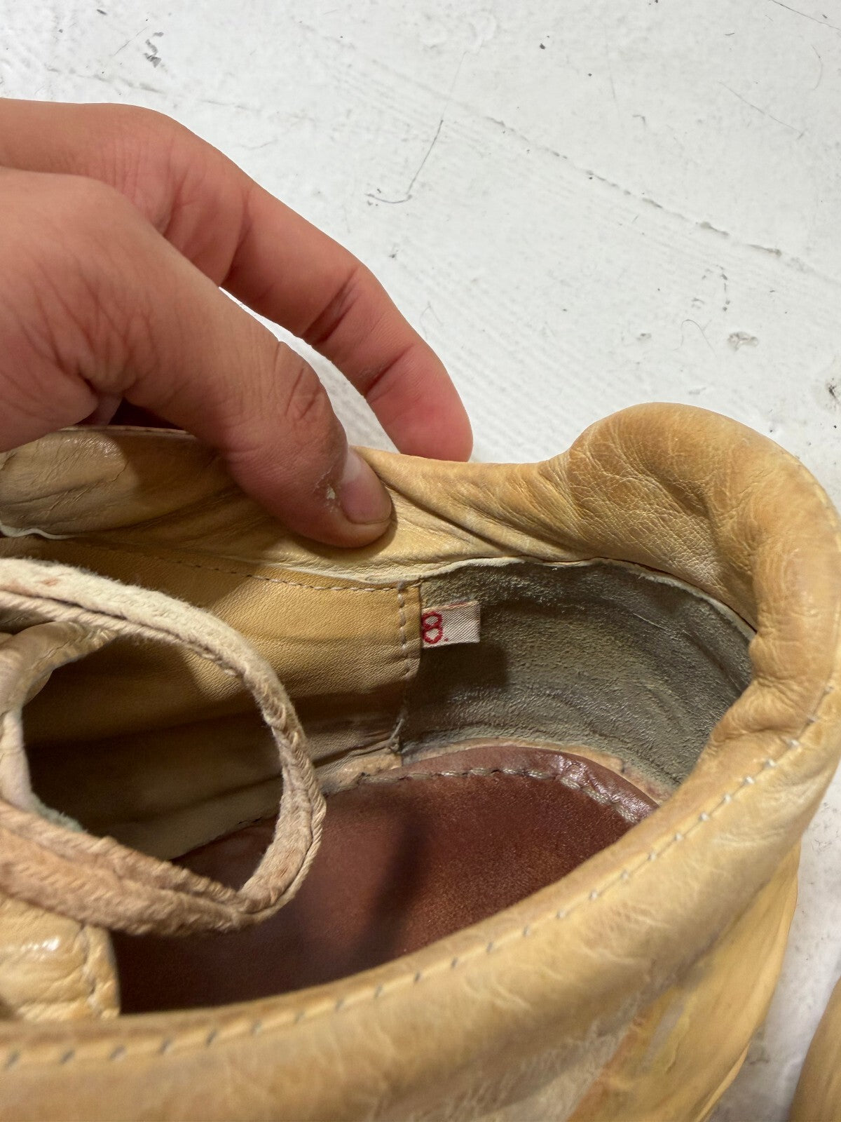 C.C.P. Kangaroo Leather Drip Sneakers