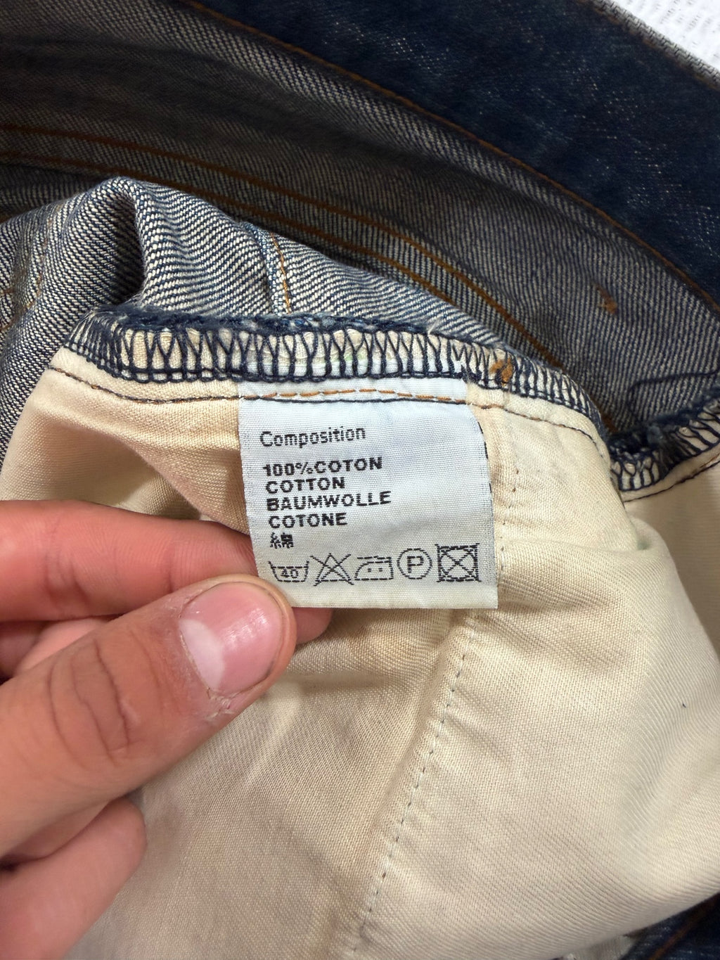 Dior Homme AW07 Clawmark Denim