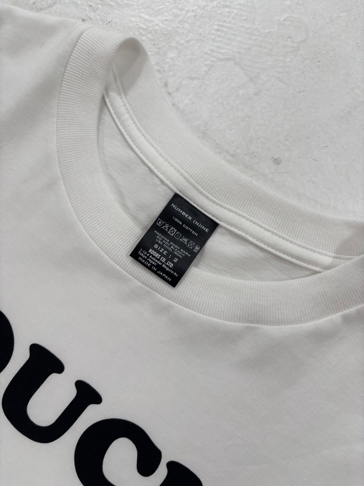 Number (N)ine "Touch Me Im Sick" Tee {{ color }} {{ brand }} {{ archive }} {{ season }} {{ year }} {{ hedi slimane }}