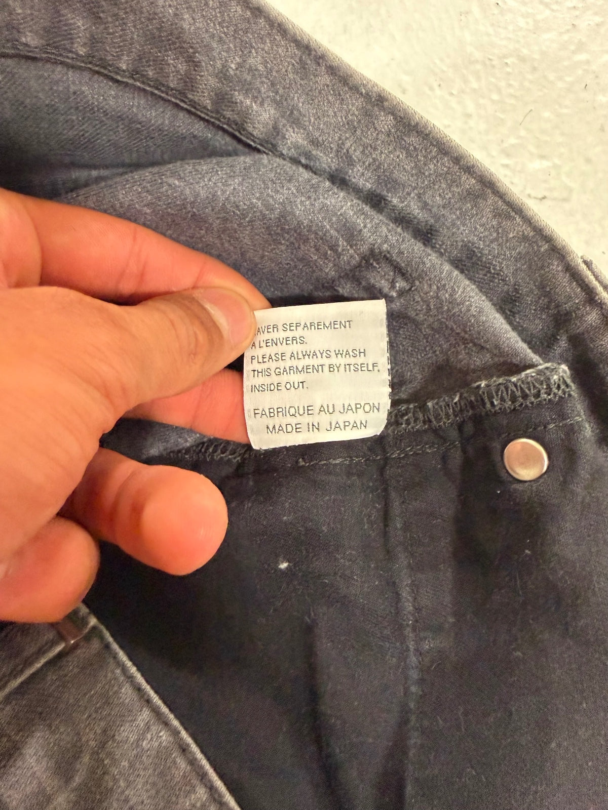 Dior Homme AW07 Grey Wash Denim {{ color }} {{ brand }} {{ archive }} {{ season }} {{ year }} {{ hedi slimane }}