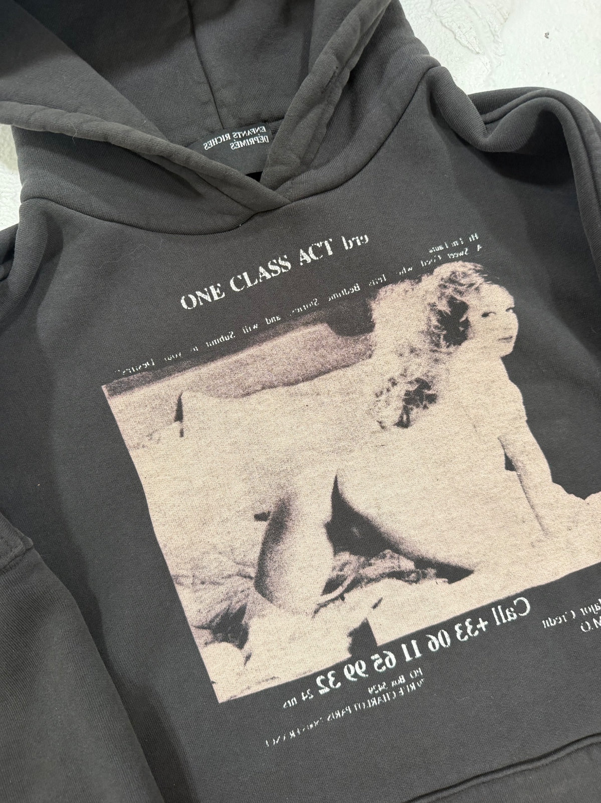 Enfants Riches Deprimes 1/50 One Class Act Exclusive Hoodie {{ color }} {{ brand }} {{ archive }} {{ season }} {{ year }} {{ hedi slimane }}