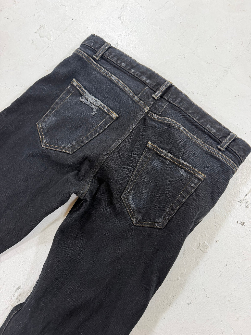 Saint Laurent Paris D02 Black Crash Denim