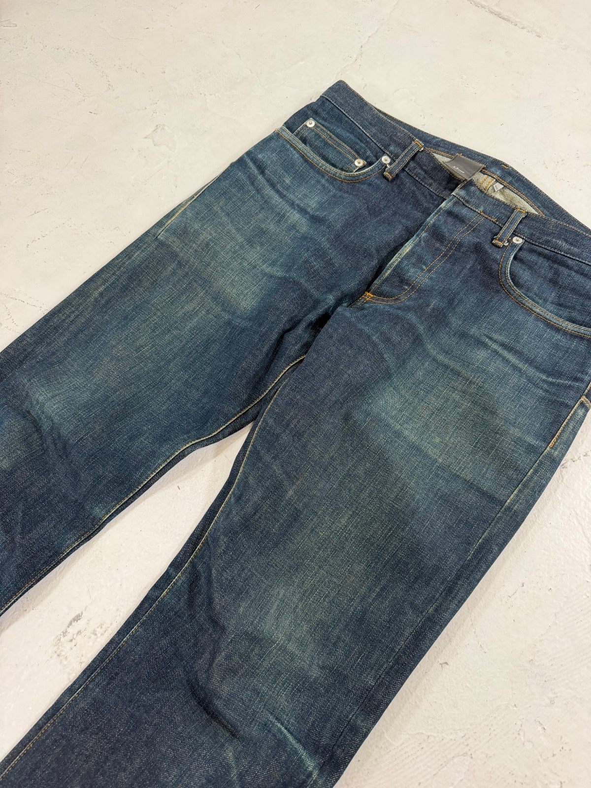 Dior Homme AW10 Washed Raw Denim {{ color }} {{ brand }} {{ archive }} {{ season }} {{ year }} {{ hedi slimane }}