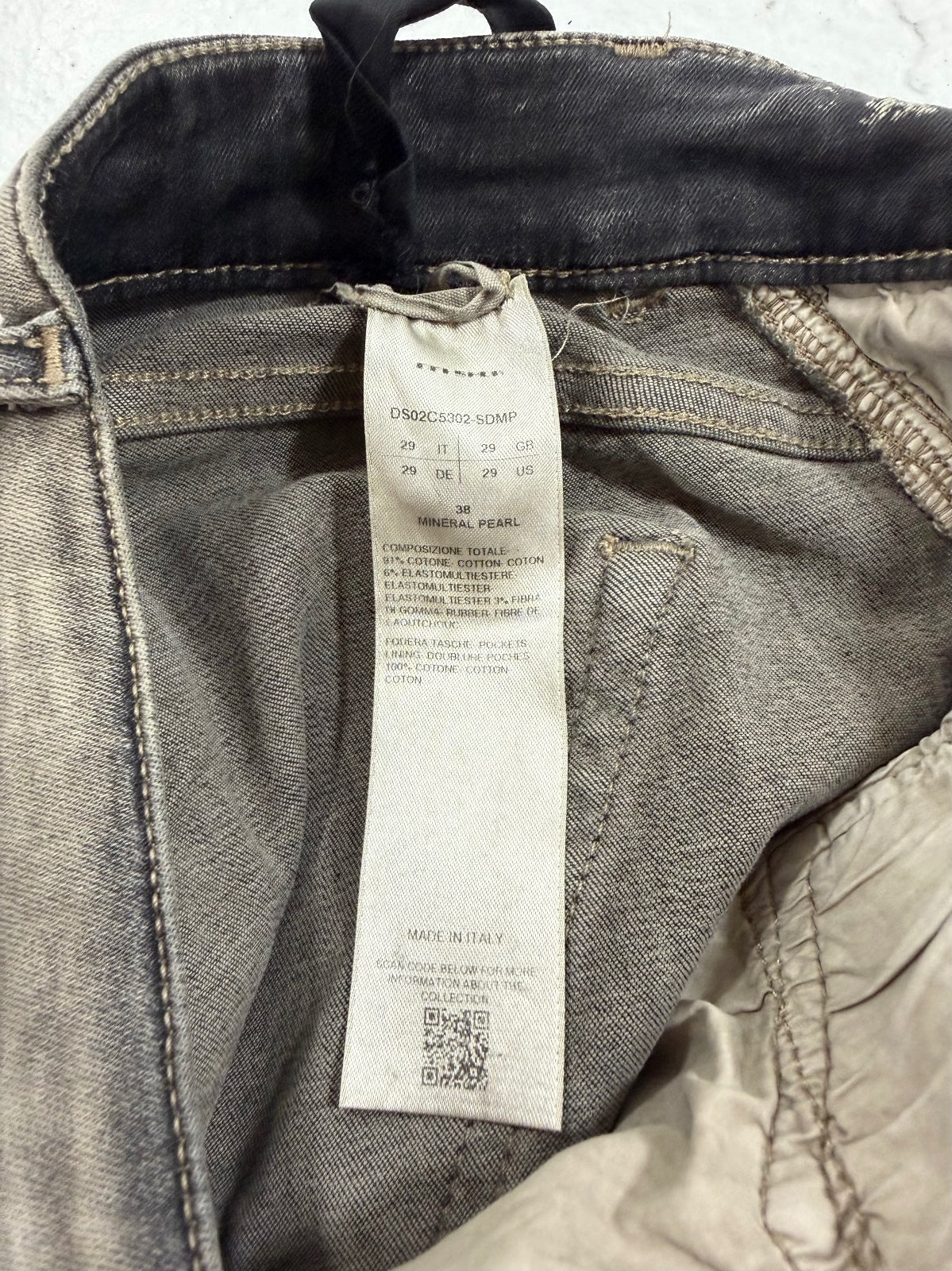 Rick Owens Mineral Pearl Bias Bolan Cuts {{ color }} {{ brand }} {{ archive }} {{ season }} {{ year }} {{ hedi slimane }}