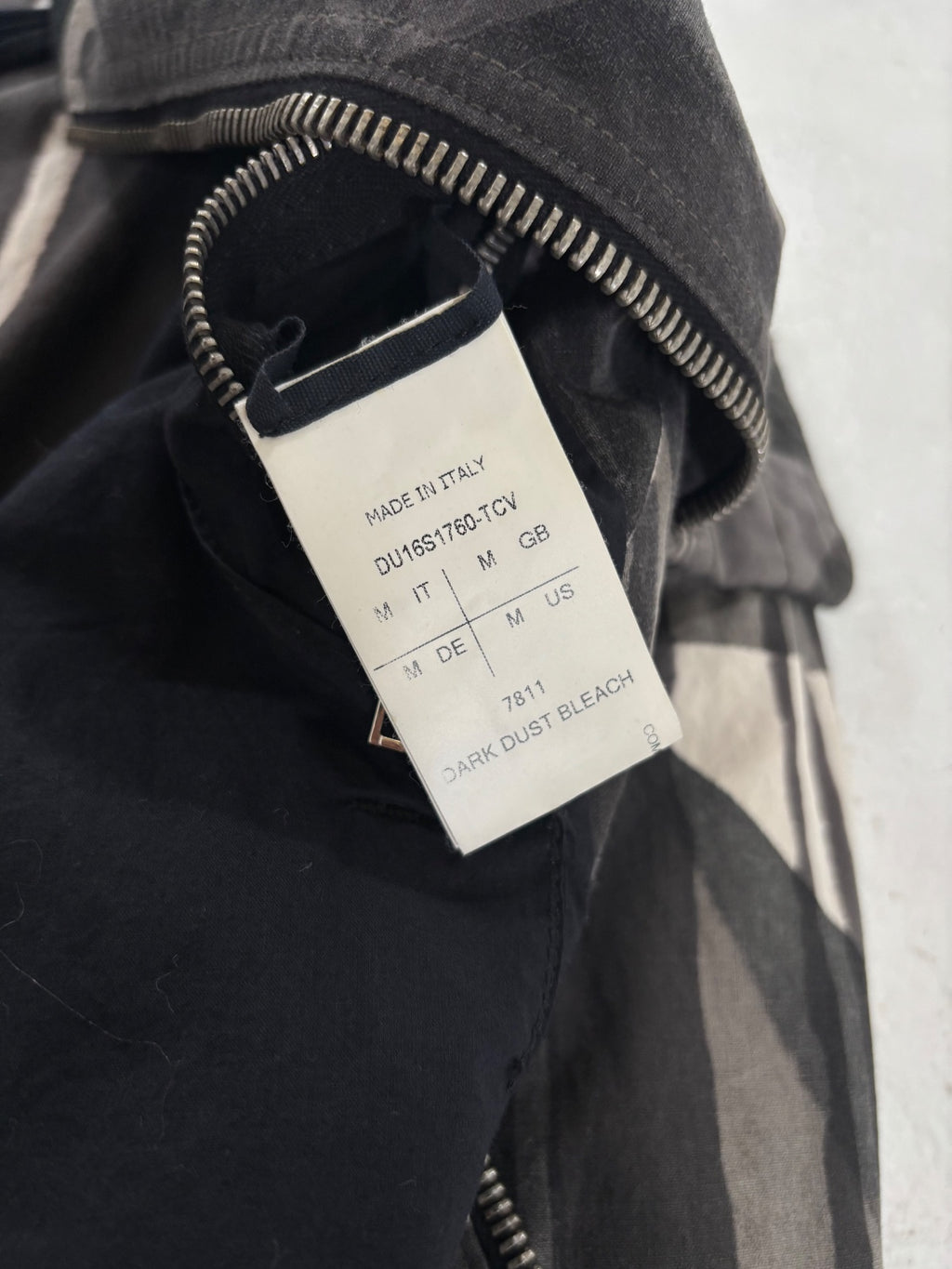 Rick Owens Olmar & Mirta Dark Dust Bleach Flight Jacket {{ color }} {{ brand }} {{ archive }} {{ season }} {{ year }} {{ hedi slimane }}