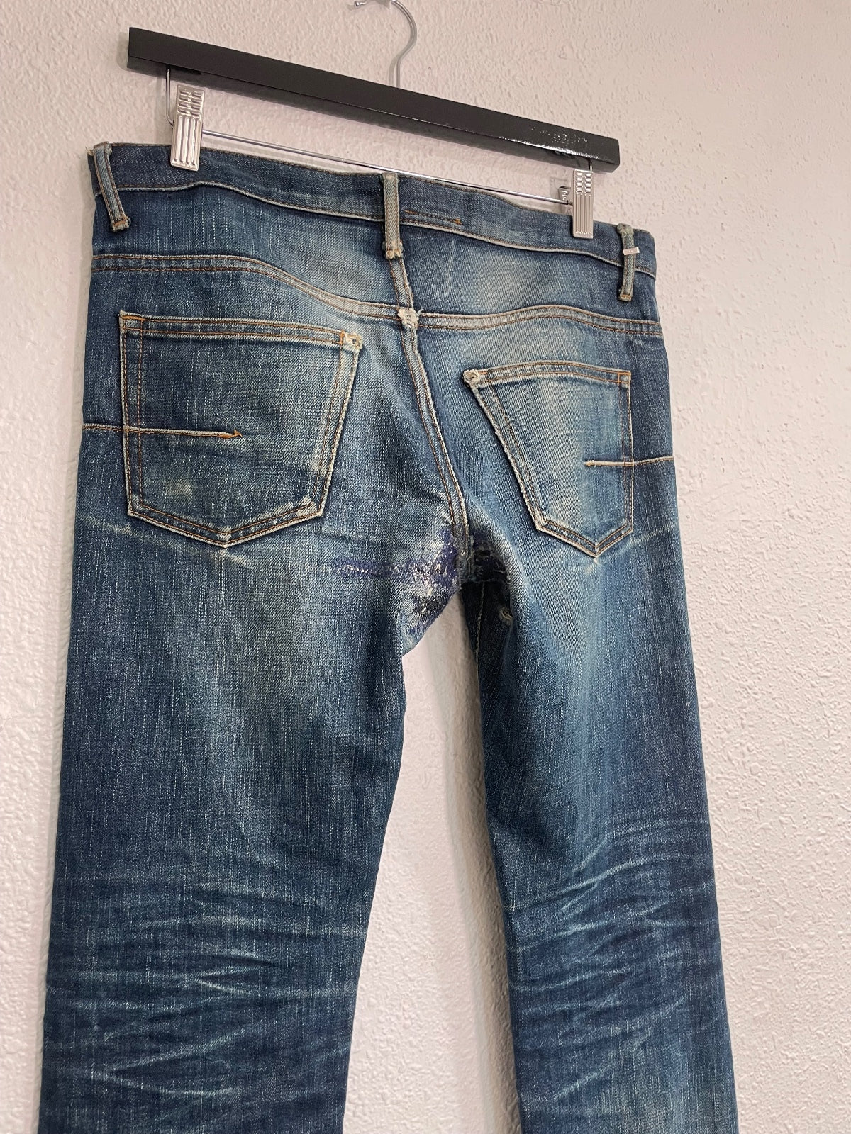 Dior Hedi Raw Blue Denim