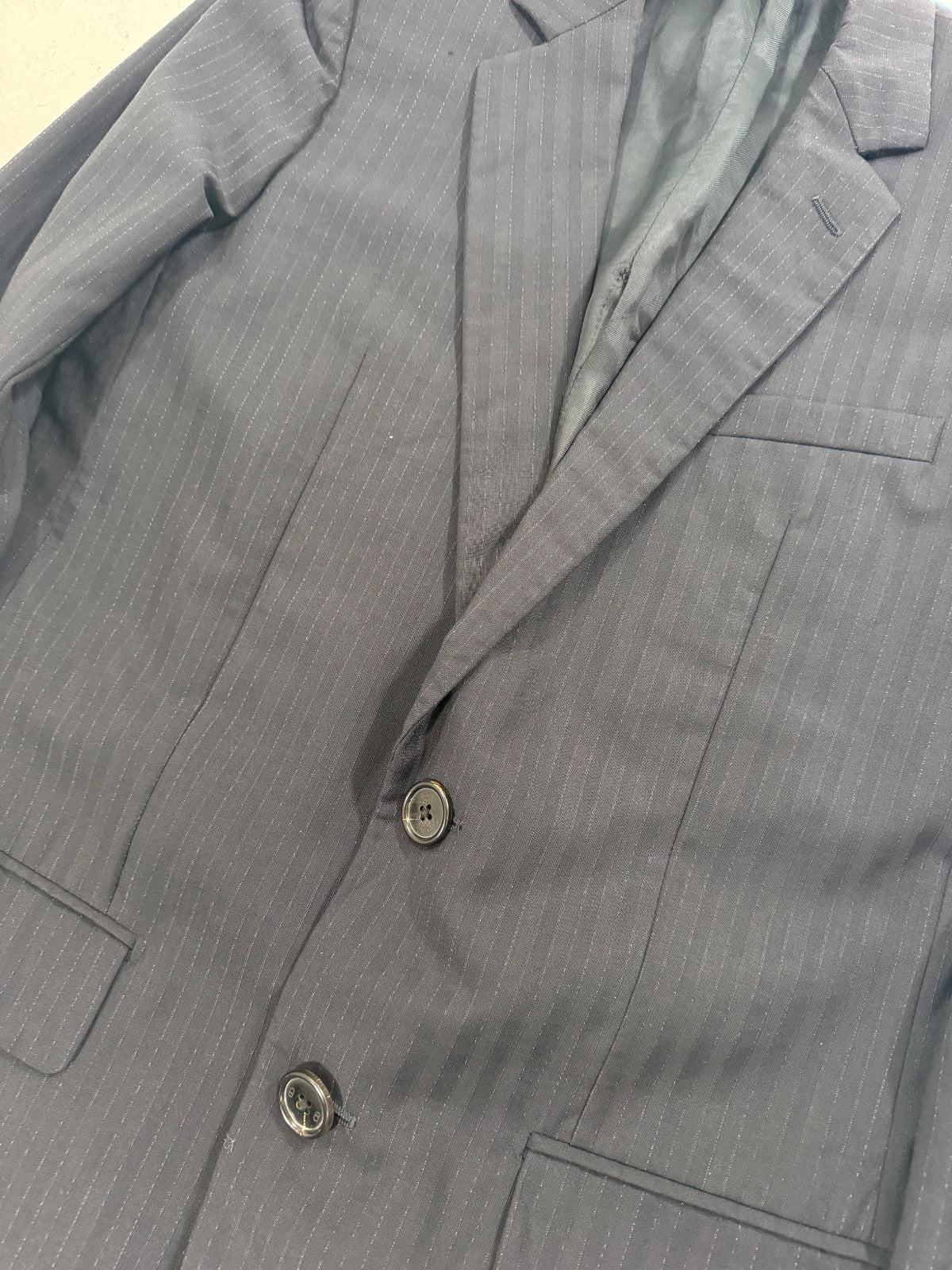 Dior Homme AW07 Pin-Striped Blazer {{ color }} {{ brand }} {{ archive }} {{ season }} {{ year }} {{ hedi slimane }}