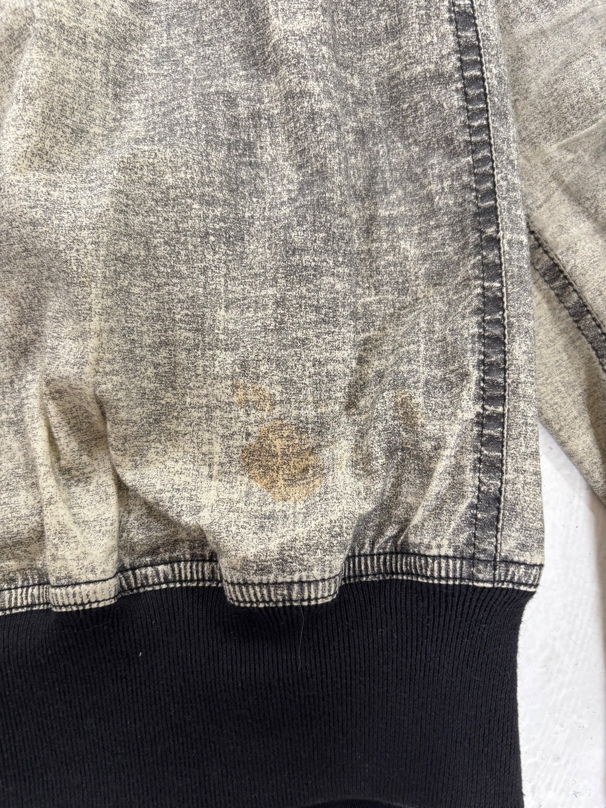 Rick Owens Black Washed Flight Jacket {{ color }} {{ brand }} {{ archive }} {{ season }} {{ year }} {{ hedi slimane }}