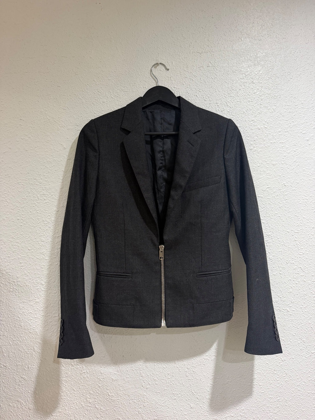 Dior Homme AW07 Zipper Blazer {{ color }} {{ brand }} {{ archive }} {{ season }} {{ year }} {{ hedi slimane }}