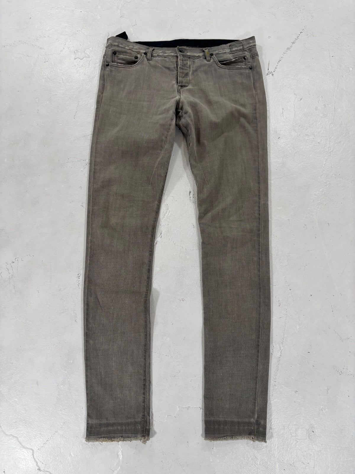 Rick Owens Egg Wash Detroit Cut Denim Jeans {{ color }} {{ brand }} {{ archive }} {{ season }} {{ year }} {{ hedi slimane }}