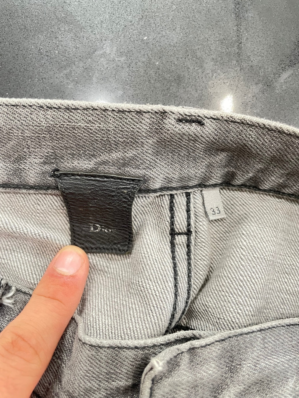 Dior Homme Gray Denim