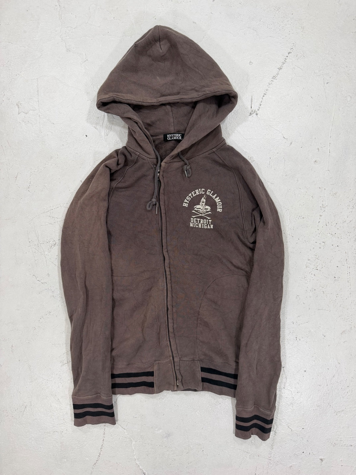 Hysteric Glamour Detroit Michigan Zip Up {{ color }} {{ brand }} {{ archive }} {{ season }} {{ year }} {{ hedi slimane }}