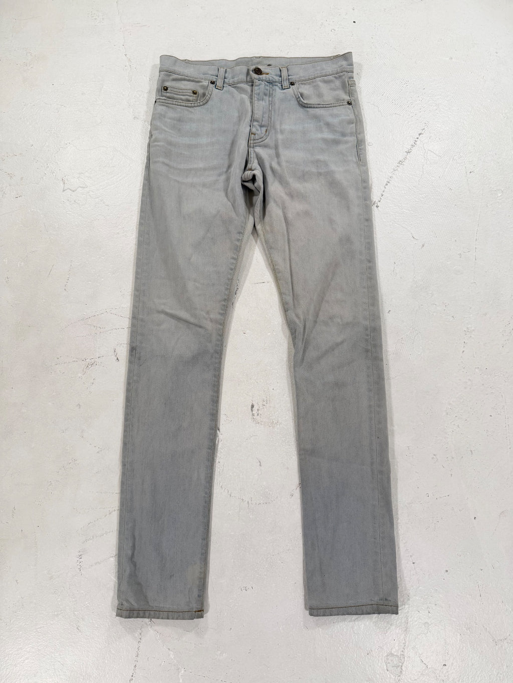 Saint Laurent Paris D01 Light Wash Denim