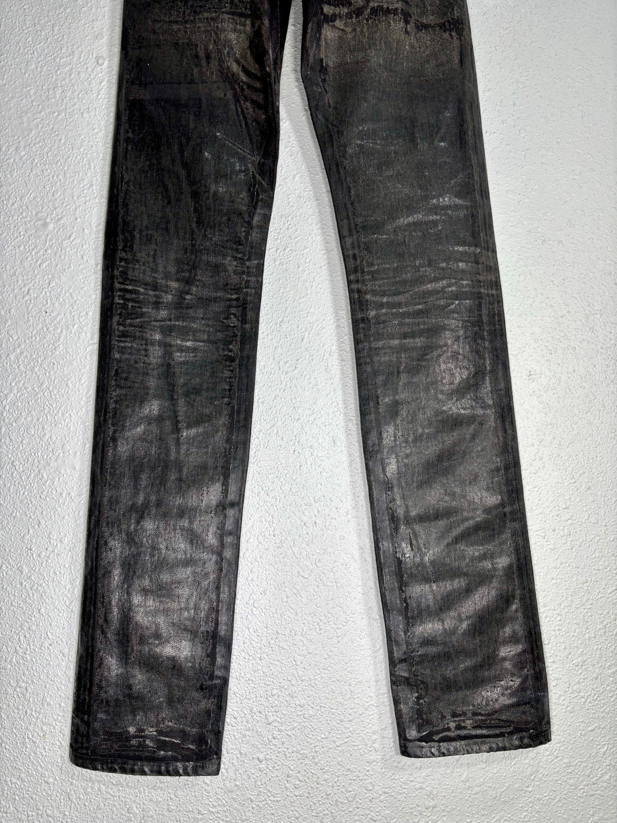 Dior Homme AW03 “Luster” Waxed Denim Jeans {{ color }} {{ brand }} {{ archive }} {{ season }} {{ year }} {{ hedi slimane }}