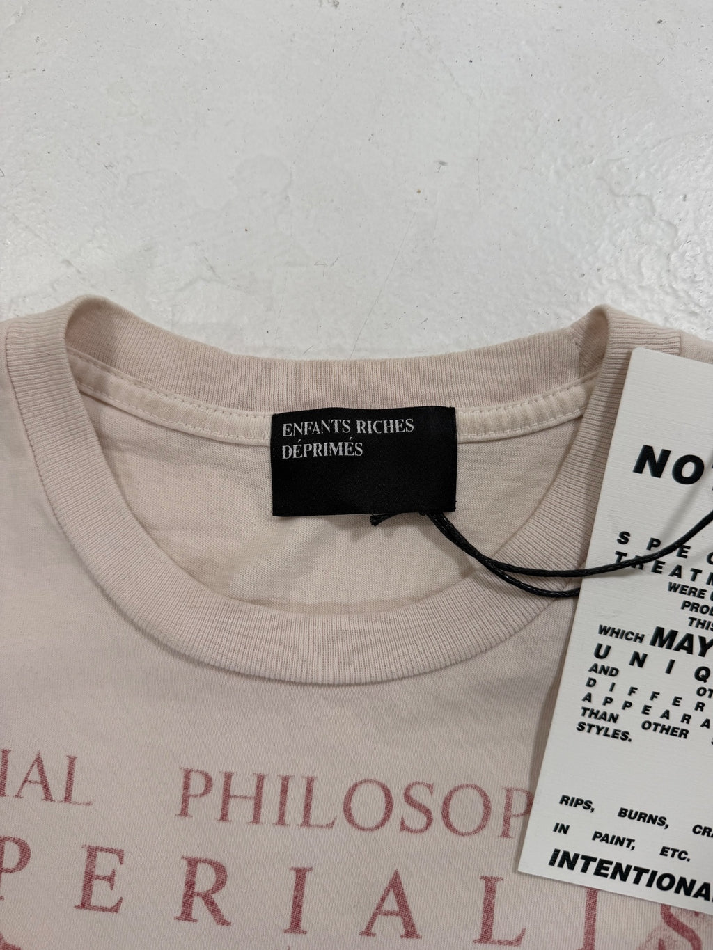 Enfants Riches Déprimés Philosophy of Imperialism Tee {{ color }} {{ brand }} {{ archive }} {{ season }} {{ year }} {{ hedi slimane }}