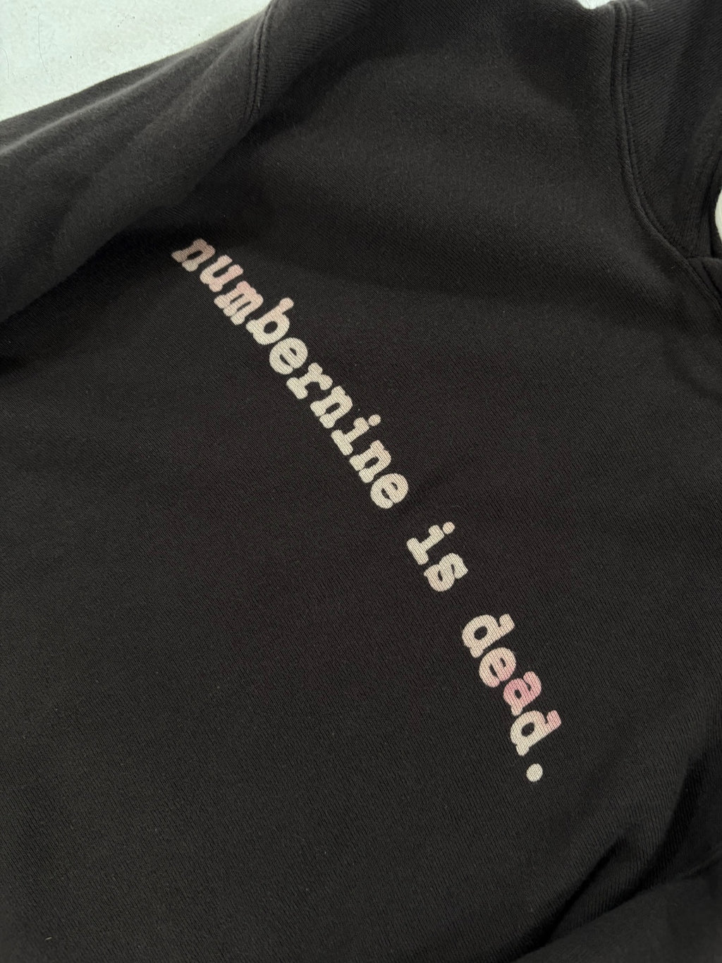 Number (N)ine "numbernine is dead." hoodie {{ color }} {{ brand }} {{ archive }} {{ season }} {{ year }} {{ hedi slimane }}