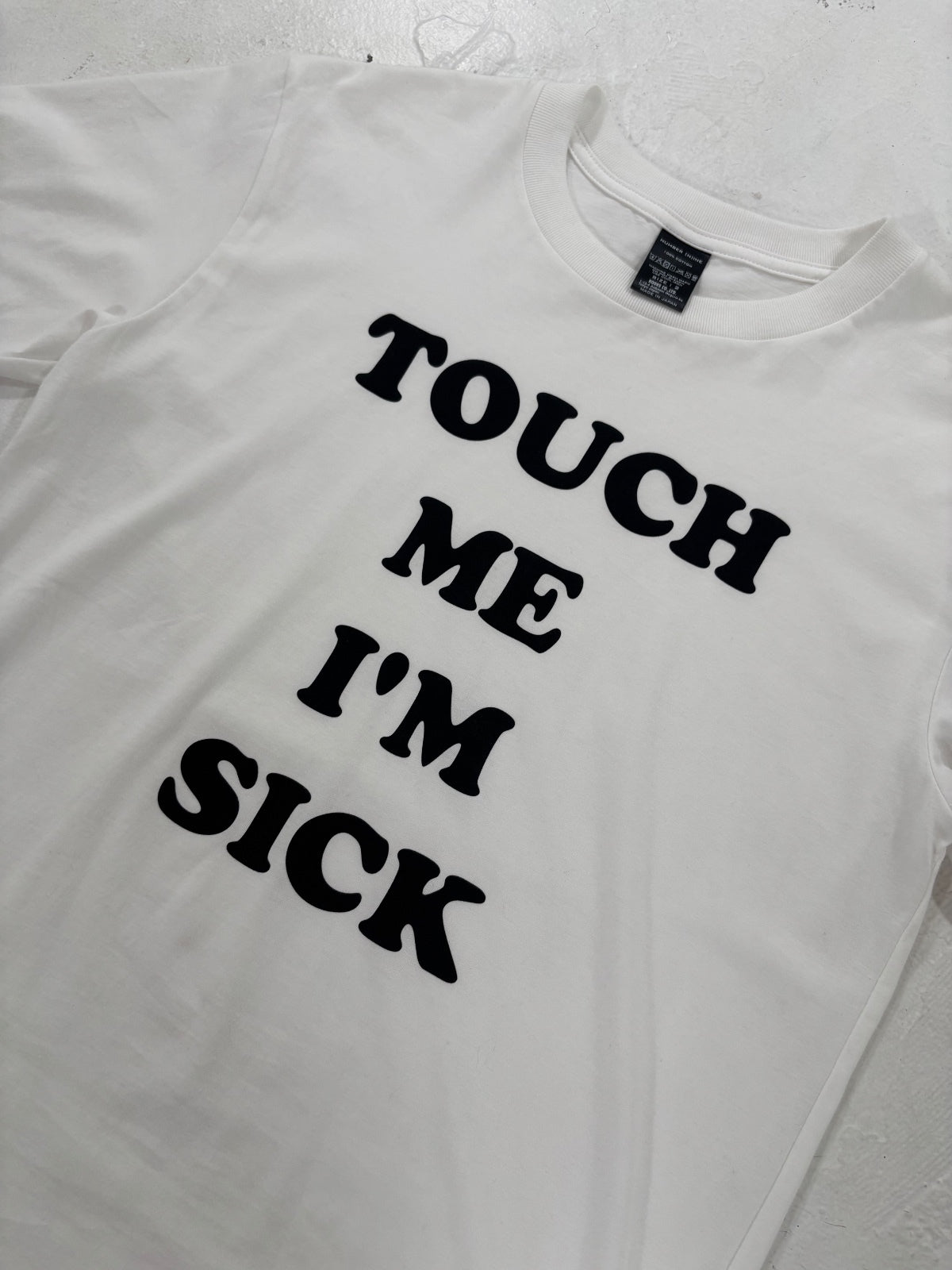 Number (N)ine "Touch Me Im Sick" Tee {{ color }} {{ brand }} {{ archive }} {{ season }} {{ year }} {{ hedi slimane }}