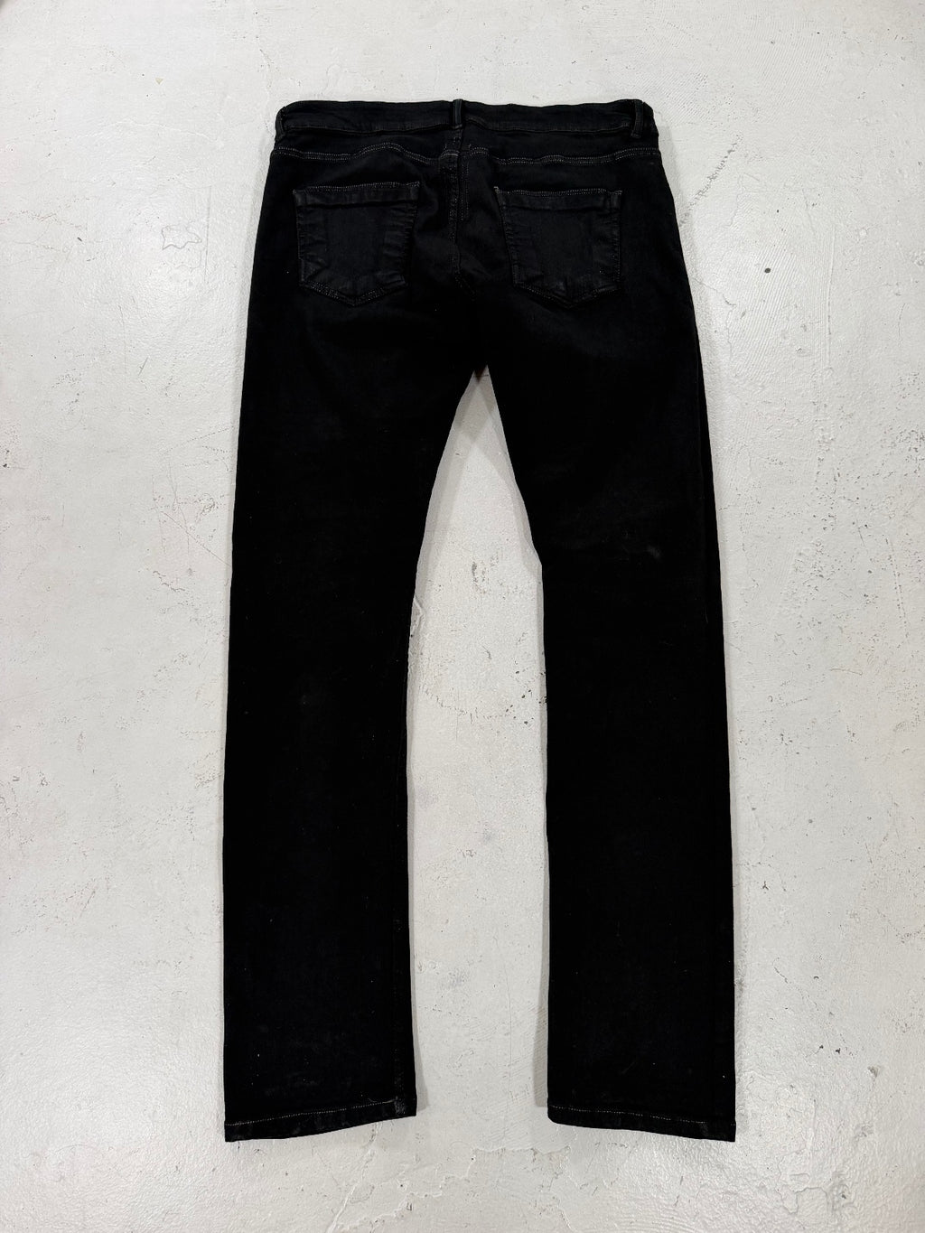 Rick Owens Waxed Detroit Cut Denim