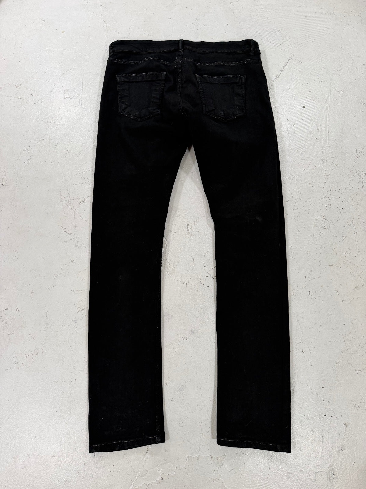 Rick Owens Waxed Detroit Cut Denim